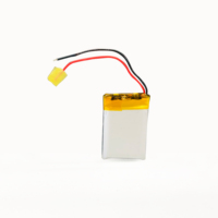 Batterie rechargeable A&S Power Factory 3,7 V 300 mAh à semi-conducteurs, modèle 602030, pour casque Bluetooth, certifiée CE, format pochette, 500 cycles