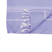 High-Grade Quick-Dry Striped Luxury Turkish Beach Towel with Cotton Material for Summer Use