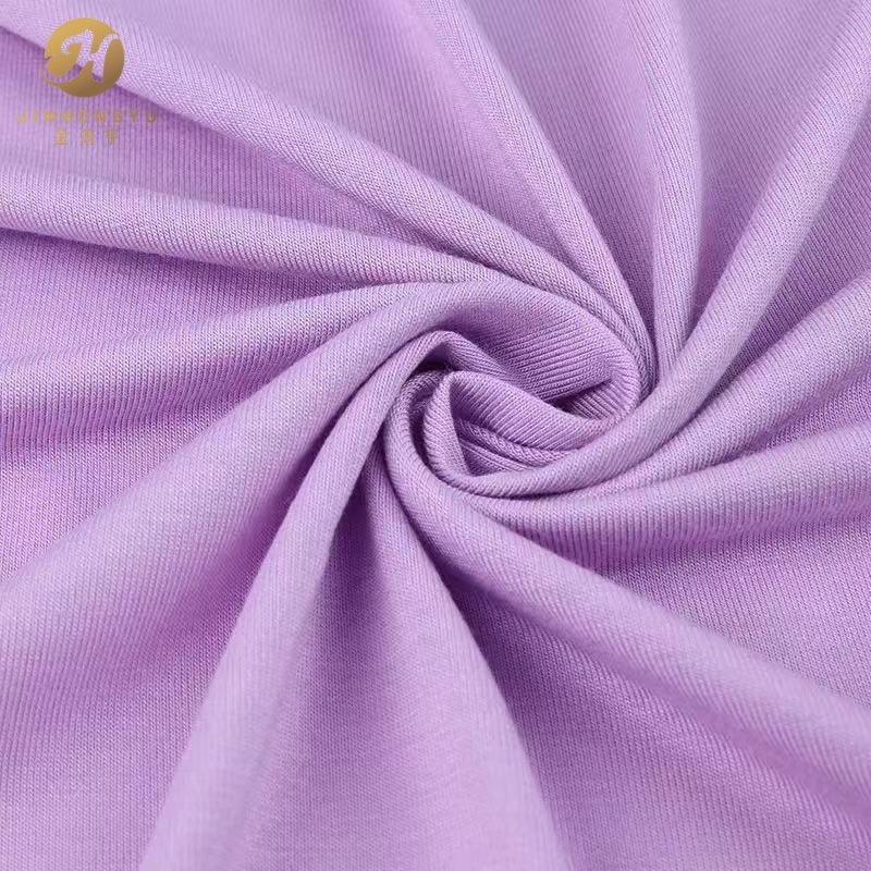 Premium 92%Viscose 8% Spandex Fabric 180gsm 173cm Wide High Stretch Viscose Jersey for Luxury Underwear Garment RTS