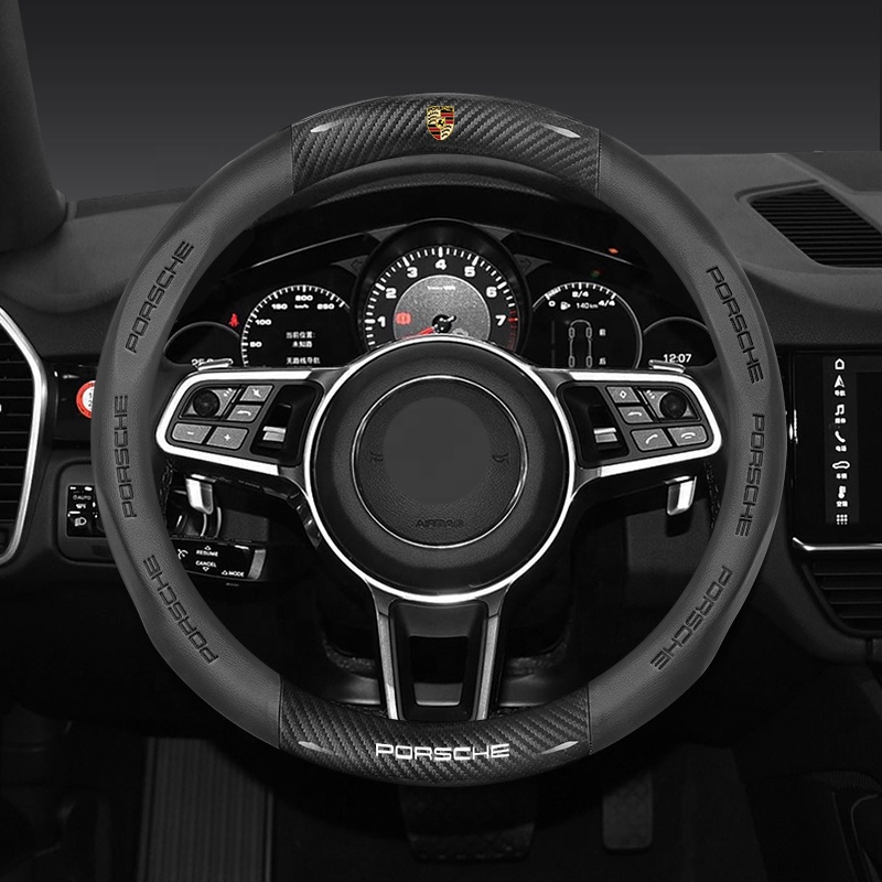 Turui TR-B006 Custom Suede Leather Steering Wheel Cover for Brabus W221 | Anti-Slip Universal Handle