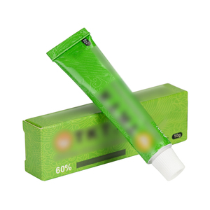 Tinta Anestésica Verde para Tatuajes en Tubo de Aluminio Blanco de 10 ml, Venta al Por Mayor Directa de Fábrica, Uso Facial al 60%, Logotipo Personalizado - Product Image 5