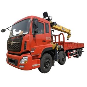 Camion grue télescopique à bras droit Dongfeng 8X4 360HP 16 tonnes de bonne qualité - Product Image 1