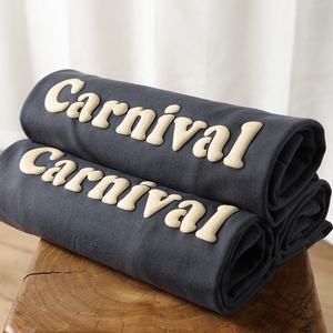 Camisetas con estampado de hojaldre, camiseta con LOGO personalizado gráfico, Camiseta de punto Hip Hop para hombre, camisetas con estampado 3D de alta calidad para niños, cuello redondo - Product Image 2