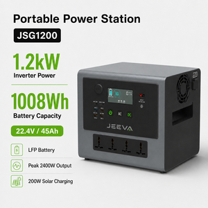 Station d'alimentation portable LiFePO4 1008Wh 1200W avec coque métallique pour l'alimentation d'urgence en extérieur - Product Image 1