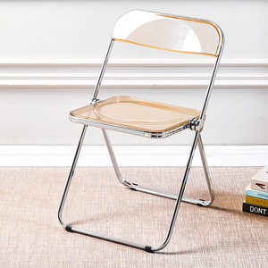 Trung quốc các nhà sản xuất có thể tái chế Ins phong cách morandi màu nhựa gấp ghế cho Đảng và các hoạt động - Product Image 2