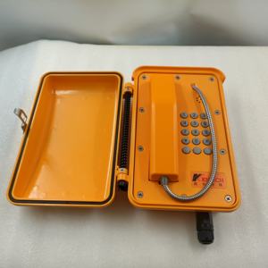 Annulation d'écho Autodiagnostic Téléphone filaire robuste résistant à l'eau en option avec clavier - Product Image 4