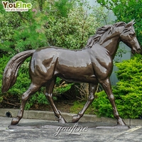 Statue de cheval en bronze coulé, sculpture de chevaux au galop, patine verdigris, taille réelle, pour jardin, extérieur, place publique, hôtel, propriété, entrée de parc
