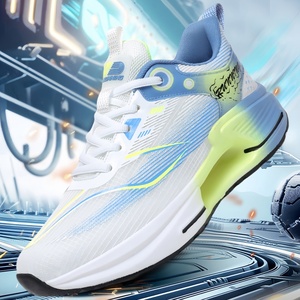 Chaussures de course pour hommes, sportives, à lacets, respirantes, légères, confortables, en mesh, grandes tailles, dédiées à la course - Product Image 3