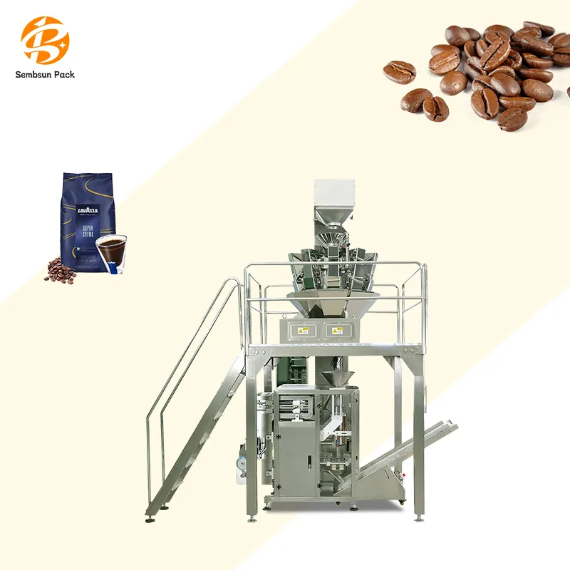 Vertical Sealing Vffs Automatic Weighting And Packing Food Making Small Peanuts Packaging Machine