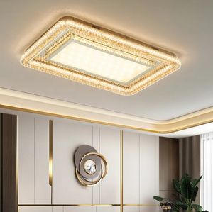 Haute qualité Smart Voice APP Control Luxe Cristal Plafonnier Moderne Maison Lumière Lampe LED Plafonnier - Product Image 1