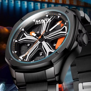Mark Fairwhale FW-5060 Fashion Luxury Quartz <b>Watch</b> Waterproof Male Clock Luminous Stainless Steel Men <b>Watch</b> - Product Image 2