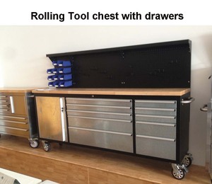Caja <span class=keywords><strong>de</strong></span> <span class=keywords><strong>Herramientas</strong></span> Rodante <span class=keywords><strong>de</strong></span> Acero Inoxidable <span class=keywords><strong>de</strong></span> Alta Resistencia <span class=keywords><strong>de</strong></span> 84 Pulgadas, Gabinete <span class=keywords><strong>de</strong></span> Almacenamiento <span class=keywords><strong>de</strong></span> <span class=keywords><strong>Herramientas</strong></span> <span class=keywords><strong>con</strong></span> <span class=keywords><strong>Ruedas</strong></span>, Caja <span class=keywords><strong>de</strong></span> <span class=keywords><strong>Herramientas</strong></span> Grande <span class=keywords><strong>con</strong></span> <span class=keywords><strong>Ruedas</strong></span> y Frenos OEM - Product Image 6