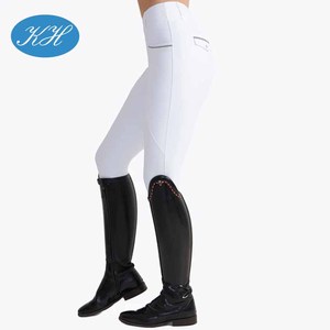 Vêtements d'équitation OEM, culotte de compétition blanche, culotte équestre - Product Image 3