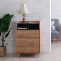 Meuble de rangement personnalisé minimaliste pour chambre à coucher, appartement, commode, étagères, origine Vietnam, modèle TZ-F203DN, panneau PB + MDF