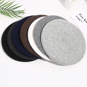 Chapeau béret en laine française chapeau béret extensible classique laine Vintage français couleur unie classique casquette d'hiver élégant Chic parisien - Product Image 3