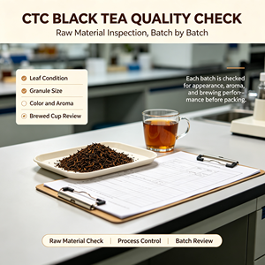 ผงชาดำละเอียด CTC บรรจุภัณฑ์แบบเม็ด สำหรับผสมเครื่องดื่ม ใช้ในร้านกาแฟ ชาเอิร์ลเกรย์ดีแคฟ - Product Image 5