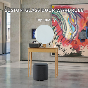 Moderner Bambus-Schminktisch mit Großem Spiegel und Schubladen Direktverkauf ab Werk Wohnzimmer Schlafzimmer Möbel Naturholz - Product Image 2