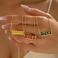 Collar Personalizado de Acero Inoxidable con Cadena Figaro, Joyería para Mujer, Regalo con Nombre Personalizado y Corazón