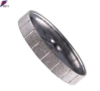 Meule CBN concave de 200mm pour carreaux de porcelaine céramique de granit de marbre profilage de rabat de verre pour les tâches de meulage de rainurage