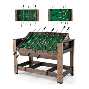 Mesa de Juego Multifuncional 2 en 1 Giratoria de 48''/54'', Mesa de Juego Combinada, Mesa de <span class=keywords><strong>Billar</strong></span>, Snooker y Futbolín - Product Image 1