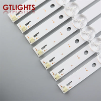 Strip lampu latar Tv Lcd baru lampu latar Tv untuk 3PFF5012/T3 43DL4012N/62 L43E6800 43HFF5952/T3 43l1600C