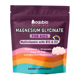 Multivitamínico para niños de glicinato de magnesio OEM con vitamina B12 y D3 y Suplemento probiótico en polvo de mezcla de magnesio - Product Image 1