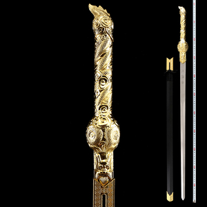 จีนภาพยนตร์และโทรทัศน์อุปกรณ์ประกอบฉาก YouLong ดาบ105เซนติเมตร1.3กิโลกรัมฟรีมาตรฐานหัตถกรรมของขวัญศิลปะการต่อสู้ออกกำลังกาย - Product Image 3