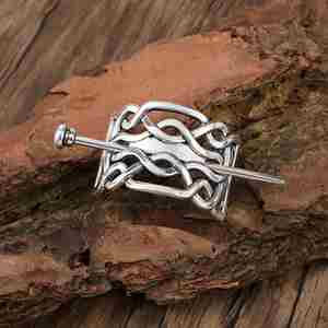 Horquilla de Pelo con Diseño de Árbol del Amor, Estilo Punk Retro Vikingo, Inspirada en la Mitología Noruega, para Mujer - Product Image 2