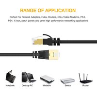 Câble réseau AIPENG Câble Ethernet Cat 8 FTP 34awg SSTP Slim Internet Rj45 Cat8 Cordon de raccordement