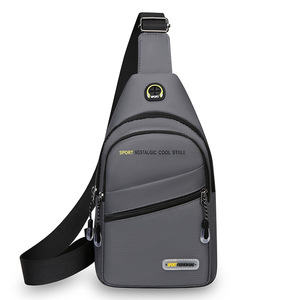 New Men's <b>Chest</b> Bag Casual Single-Shoulder Crossbody Student Sports Waterproof <b>Small</b> Backpack Outdoor Shoulder Bag - Product Image 3