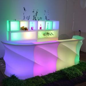 Meuble de <span class=keywords><strong>bar</strong></span> avec éclairage LED à 16 couleurs changeantes pour les fêtes, les événements, les mariages, décoration de <span class=keywords><strong>bar</strong></span>, comptoir de <span class=keywords><strong>bar</strong></span> étanche à vendre - Product Image 6