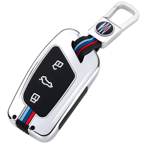 Étui de protection pour clé de voiture en alliage de zinc et gel de silice pour ROEWE RX5 350 360 W5 EI5 EI6 RX3 RX8 ZS MG <span class=keywords><strong>6</strong></span> Porte-clés Porte-clés Sac - Product Image 1