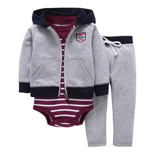 Winter Baby Strampler Mit Kapuze Outfits Modell 3pack Liebe Baby Kleidung Set Strampler Hosen Mit Baby Jacke