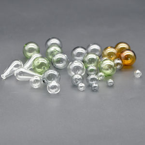 ฝาครอบแก้วใส15มม. 16มม. 20มม. 25มม. 30มม.,ลูกโลกแก้วครึ่งหนึ่งลูกบอลแก้วใสกลวงแขวน DIY สำหรับทำเครื่องประดับ - Product Image 6