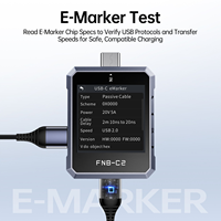FNIRSI FNB-C2 Testeur USB Type-C à charge rapide, testeur de tension et de courant PD3.1 QC, testeur USB haute précision, mesureur de tension et de courant