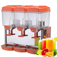 Distributeur de jus en verre de Machine de Snack distributeur de jus rond