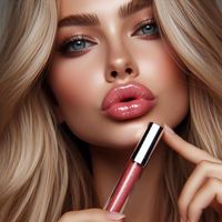 Gloss à lèvres en gros, marque privée, OEM, ODM, logo personnalisé, rouge à lèvres liquide nude scintillant longue tenue et waterproof, certification ISO