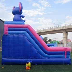 Stitch Inflatable lâu đài trở ngại chạy Inflatable Bouncer lâu đài - Product Image 5