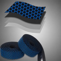 Ruban de guidon de vélo de route avec silicone alvéolé antidérapant et respirant, ruban de guidon élastique en EVA pour