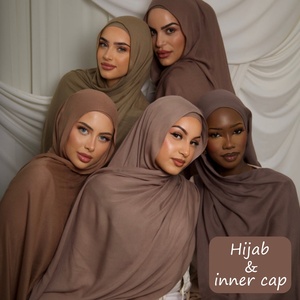 Ensemble Hijab Modal 120 Couleurs – Voile Élégant Long, Doux, Léger <span class=keywords><strong>et</strong></span> Respirant pour Femme avec Sous-Hijab Assorti – Meilleures Ventes - Product Image 1