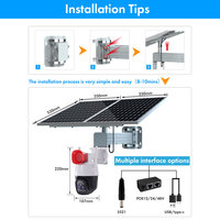 Caméras de sécurité solaires TecDeft ODM Reolink First 4k avec mégaphone, sans fil, 4MP 8MP, zoom 10x, caméra CCTV solaire 4g pour extérieur