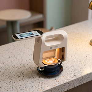 EVEBOT Smart Automatic flatbed Coffee <b>printer</b> Machine Handheld <b>printer</b> with touchscreen 300 Dpi edible ink <b>printer</b> with <b>WIFI</b> - Product Image 1