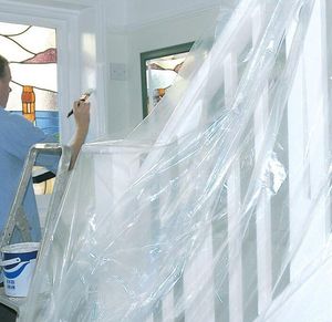 Cubierta de <span class=keywords><strong>pintor</strong></span> de láminas de plástico transparente de 0,31 Mil Paño de gota ligero - Product Image 5