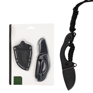 Cuchillo Multifuncional de Acero de Damasco Personalizado DIY OEM con Funda Kydex, Mango de Madera, Clip para Cinturón Portátil, para Camping, 1 Año de Garantía - Product Image 1