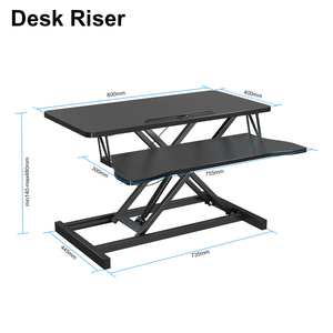Charmount gấp chuyển đổi nâng kim loại có thể điều chỉnh đi-đứng chuyển đổi hiện đại ngồi đứng bàn - Product Image 1