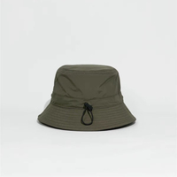 Chapeau Bob Imperméable à Séchage Rapide avec Cordon de Serrage Ajustable, Logo Personnalisé, Protection UV, Pliable, Unisexe