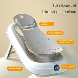 <strong>Baby</strong> Supporting With Soft Back <strong>Baby</strong> <strong>Bath</strong> <strong>Chair</strong> Stand for Shower Support With Thermometer <strong>Baby</strong> <strong>Bath</strong> Seat - Product Image 4