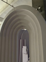 Büyük 240cm Beyaz PVC 3D Kemer Arka Plan Standı Dekorasyon Seti Taşınabilir Klasik Stil Düğün Partisi Doğum Günü Etkinlikleri için