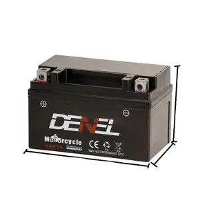 TOP vente Super puissance DENEL Chine fournisseur batteries plomb-acide à cycle profond 6MF7A bateria de moto 12v7ah mf moto batterie