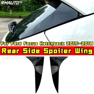 สปอยเลอร์หลัง สปอยเลอร์ข้าง สปอยเลอร์ปีกข้าง สปอยเลอร์หลังสำหรับฟอร์ด โฟกัส แฮทช์แบค ปี 2015-2018 อุปกรณ์ตกแต่งรถยนต์ - Product Image 2
